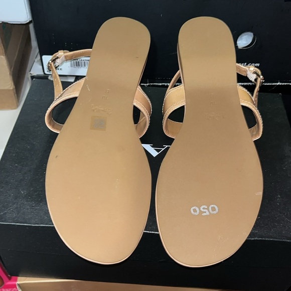 Coach Tan T-Strap Sandals - Picture 4 of 4